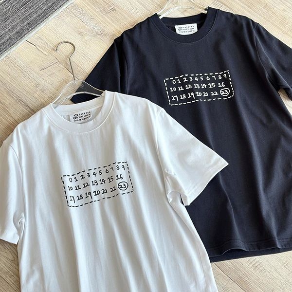高品質♪♪♪MM6 メゾンマルジェラ 偽物ロゴ半袖Tシャツ Mak29218